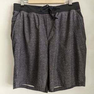 Lululemon Lined 9" Gym Shorts sz Large color Heathered Gray